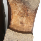 Gucci Jordaan Horsebit Loafers Brown Burnished Leather Size 10