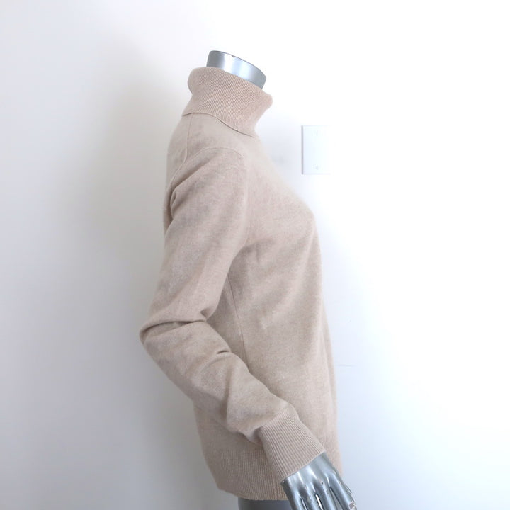 Polo Ralph Lauren Cashmere Turtleneck Sweater Oatmeal Size Large