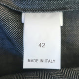 Brunello Cucinelli Crystal-Embellished Double Breasted Blazer Gray Size 42