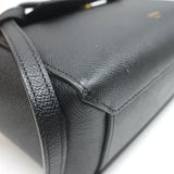 Celine Nano Belt Bag Black Grained Leather Crossbody