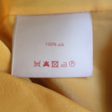 Roksanda One-Shoulder Maxi Dress Gown Marigold Silk Size 8