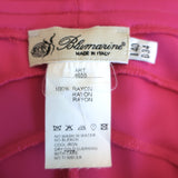 Blumarine Trumpet Hem Skirt Hot Pink Jersey Size 40