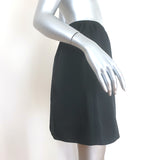 Prada Re-Nylon Zip-Front A-Line Skirt Black Size 40