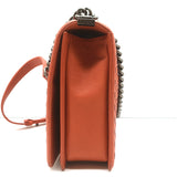 Chanel 2014 Paris-Dallas XL Boy Bag Orange Whipstitch Leather