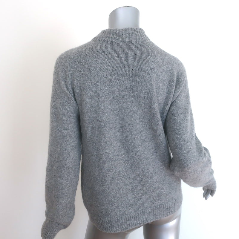 KHAITE Ambre Cashmere Cardigan Gray Size Small