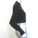 Jenni Kayne Cashmere Cropped Cardigan Black Size Medium