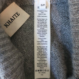 KHAITE Ambre Cashmere Cardigan Gray Size Small