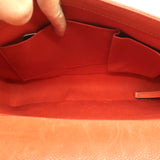 Chanel 2014 Paris-Dallas XL Boy Bag Orange Whipstitch Leather