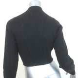Jenni Kayne Cashmere Cropped Cardigan Black Size Medium