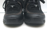 Chanel 10B CC low-top sneakers in black mesh and leather, pre-owned authentic luxury with light wear