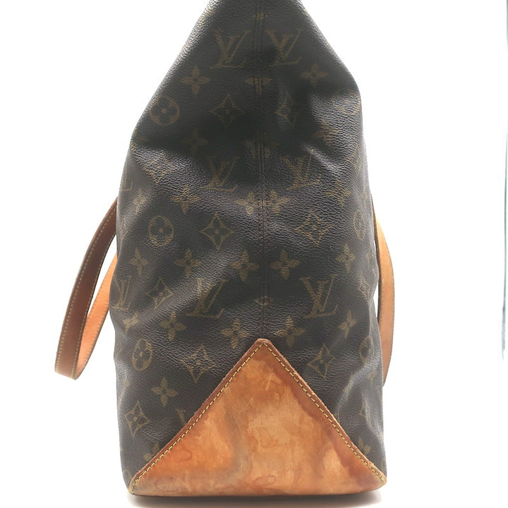 Louis Vuitton Monogram Cabas Mezzo Tote Brown Canvas Large Shoulder Bag
