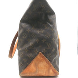 Louis Vuitton Monogram Cabas Mezzo Tote Brown Canvas Large Shoulder Bag