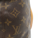Louis Vuitton Monogram Cabas Mezzo Tote Brown Canvas Large Shoulder Bag