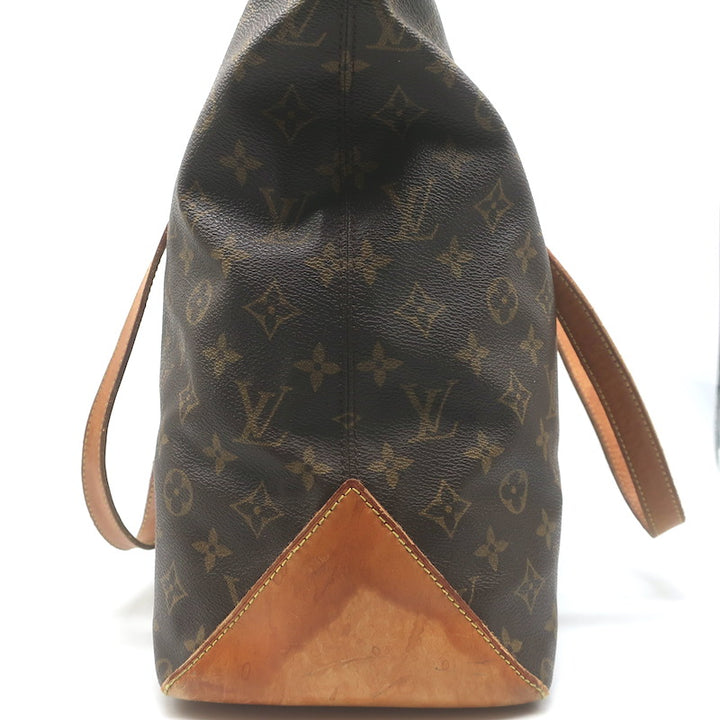 Louis Vuitton Monogram Cabas Mezzo Tote Brown Canvas Large Shoulder Bag