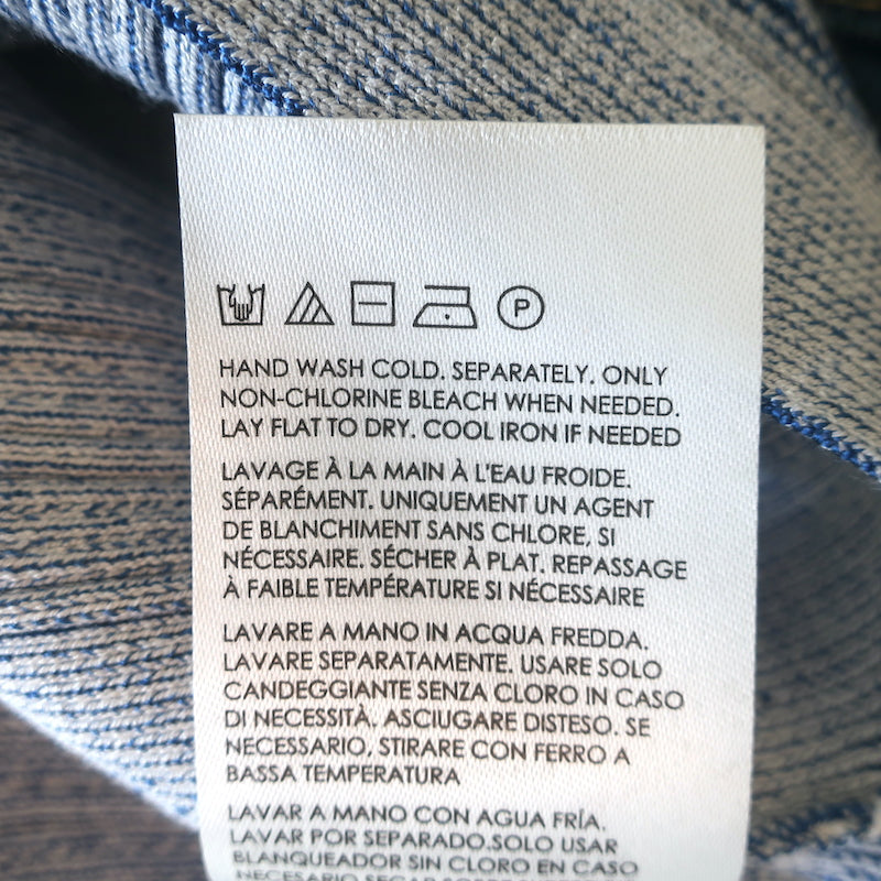 Club Monaco Seraphine Square Neck Striped Tank Top Blue Size Extra Small NEW