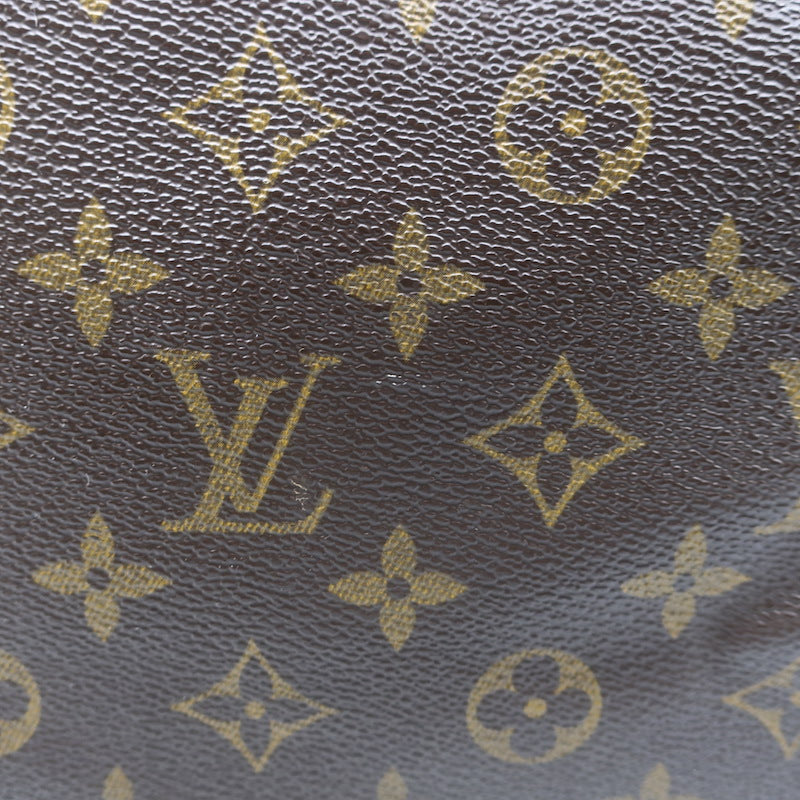 Louis Vuitton Monogram Cabas Mezzo Tote Brown Canvas Large Shoulder Bag