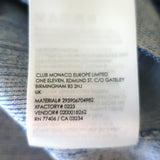 Club Monaco Seraphine Square Neck Striped Tank Top Blue Size Extra Small NEW