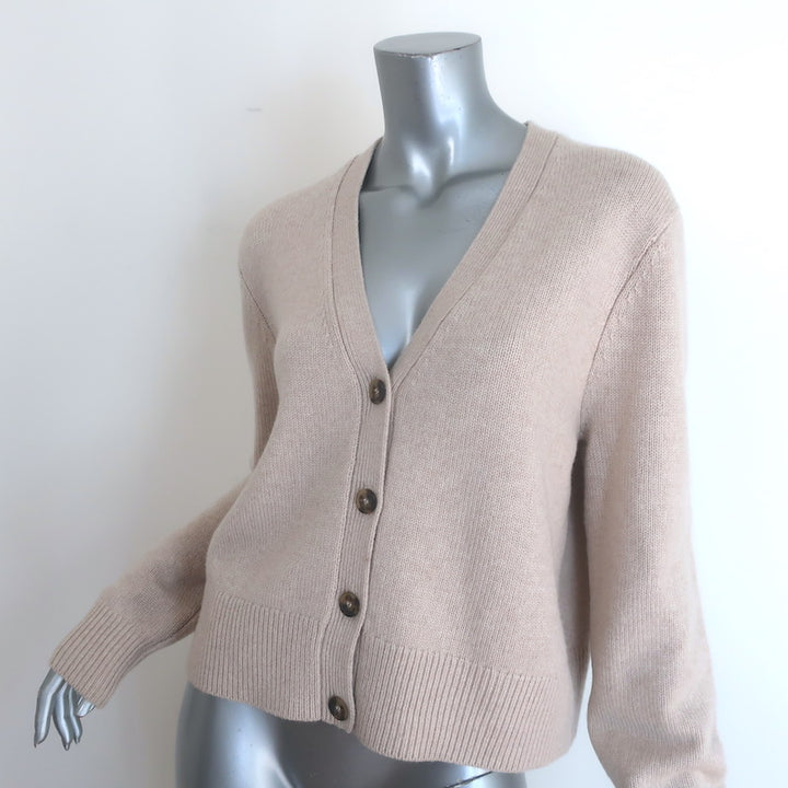 Jenni Kayne Cashmere Colette Cardigan Oatmeal Size Small