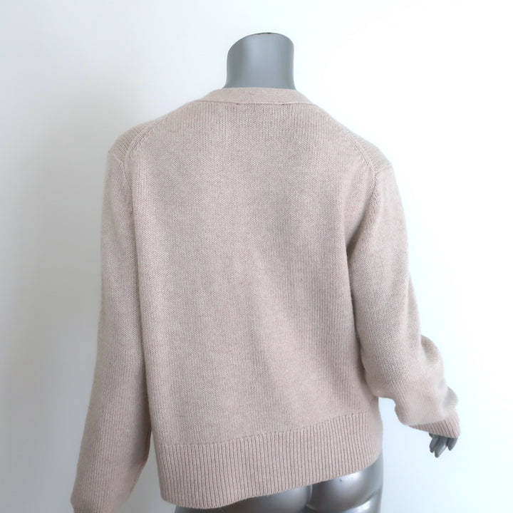 Jenni Kayne Cashmere Colette Cardigan Oatmeal Size Small