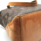 Louis Vuitton Monogram Cabas Mezzo Tote Brown Canvas Large Shoulder Bag