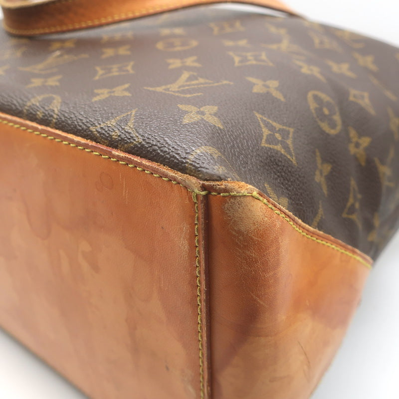 Louis Vuitton Monogram Cabas Mezzo Tote Brown Canvas Large Shoulder Bag