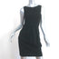 Prada Bow Pocket Mini Dress Black Size 40 Sleeveless Sheath
