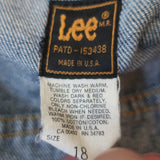 Vintage Lee Rider Denim Jacket Dark Blue Size Medium