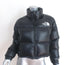The North Face Nuptse Cropped Down Puffer Jacket Black Size Medium
