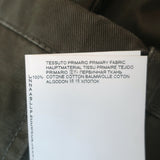 Maison Margiela Distressed Cotton Twill Overshirt Army Green Size 43