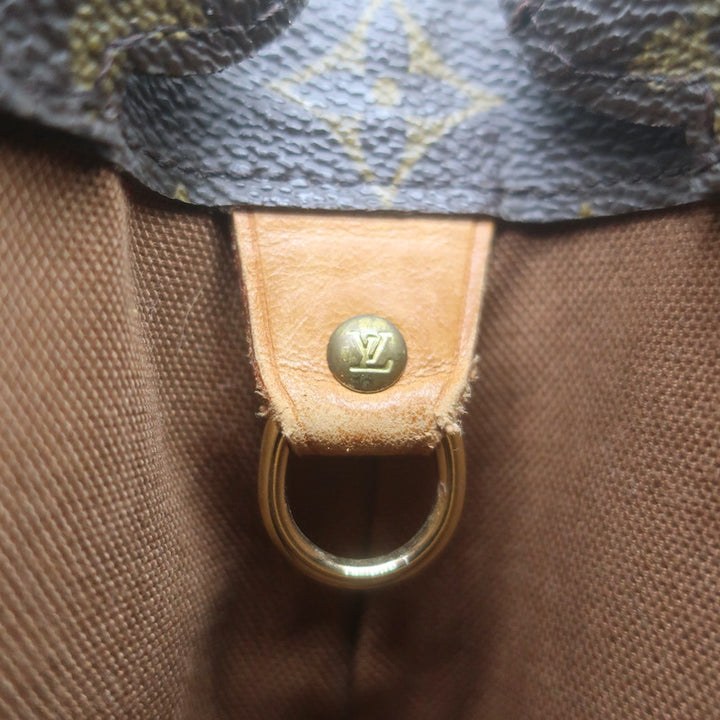 Louis Vuitton Monogram Cabas Mezzo Tote Brown Canvas Large Shoulder Bag