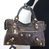 Balenciaga Giant 21 City Bag Truffle Brown Chevre Leather