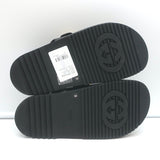 Authentic Gucci Moritz GG dad sandals in black leather, size 36, pre-owned (new without box)