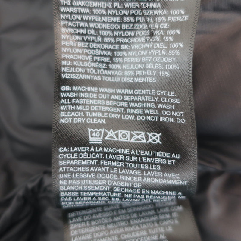 The North Face Nuptse Cropped Down Puffer Jacket Black Size Medium