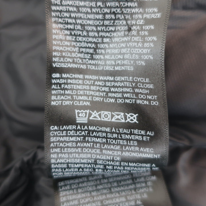 The North Face Nuptse Cropped Down Puffer Jacket Black Size Medium