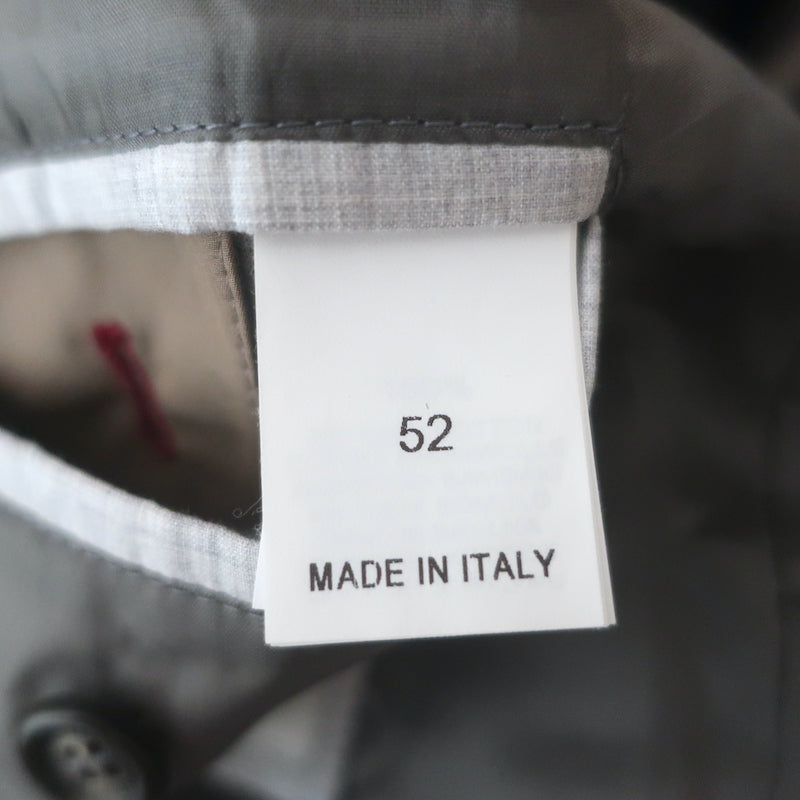 Brunello Cucinelli Contrast-Ribbed Bomber Jacket Tan Cotton Size 52