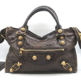 Balenciaga Giant 21 City Bag Truffle Brown Chevre Leather