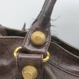 Balenciaga Giant 21 City Bag Truffle Brown Chevre Leather