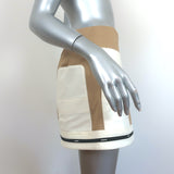 Monse Inverted Cargo Mini Skirt Khaki Stretch Cotton Size 2 NEW