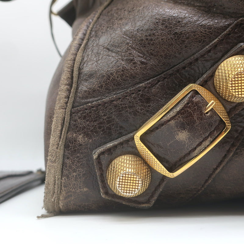 Balenciaga Giant 21 City Bag Truffle Brown Chevre Leather