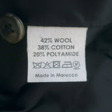 Dries Van Noten Belted Blazer Black Wool-Blend Size 40 Layered-Lapel Jacket