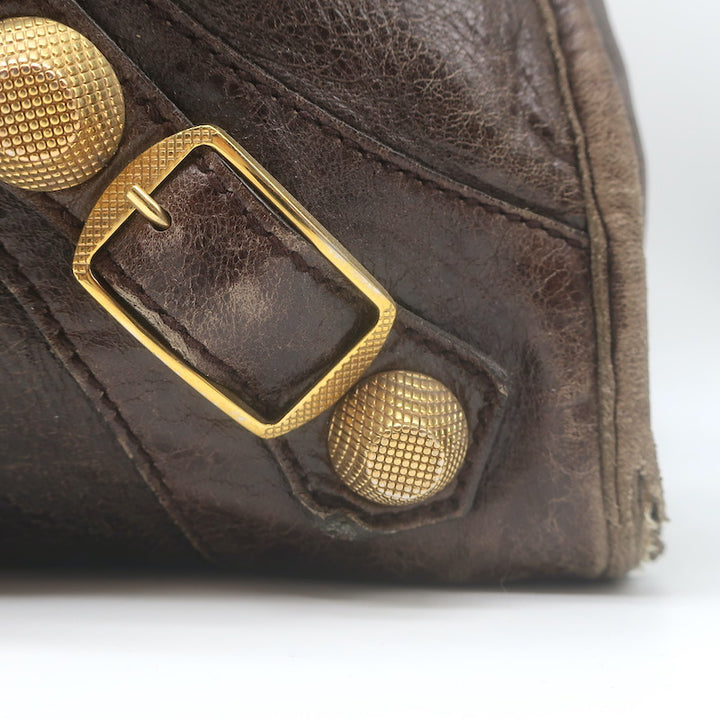Balenciaga Giant 21 City Bag Truffle Brown Chevre Leather
