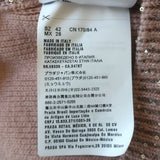 Miu Miu Crystal-Button Sequined Cardigan Blush Wool-Blend Size 42