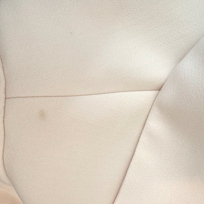 Christian Dior Bar Jacket Ivory Wool-Silk Size US 8 Single Breasted Blazer