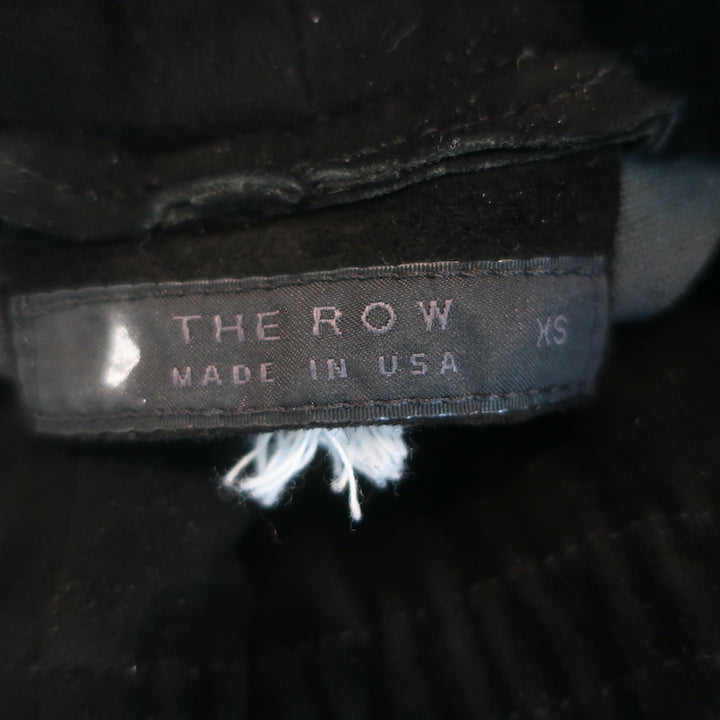 The Row Tomo Suede Leggings Black Size Extra Small Skinny Pants