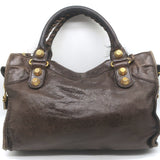 Balenciaga Giant 21 City Bag Truffle Brown Chevre Leather