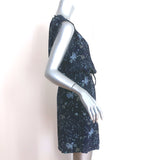 Velvet by Graham & Spencer Raelynn Mini Dress Navy Floral Print Size Medium NEW
