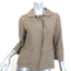 Marni Edition 2011 Snap-Front Jacket Brown Linen-Blend Size 38