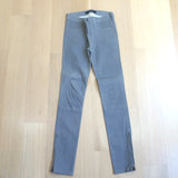 J Brand L8001 Leather Skinny Pants Grey Rock Size 25
