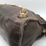 Balenciaga Giant 21 City Bag Truffle Brown Chevre Leather