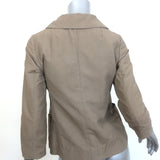 Marni Edition 2011 Snap-Front Jacket Brown Linen-Blend Size 38